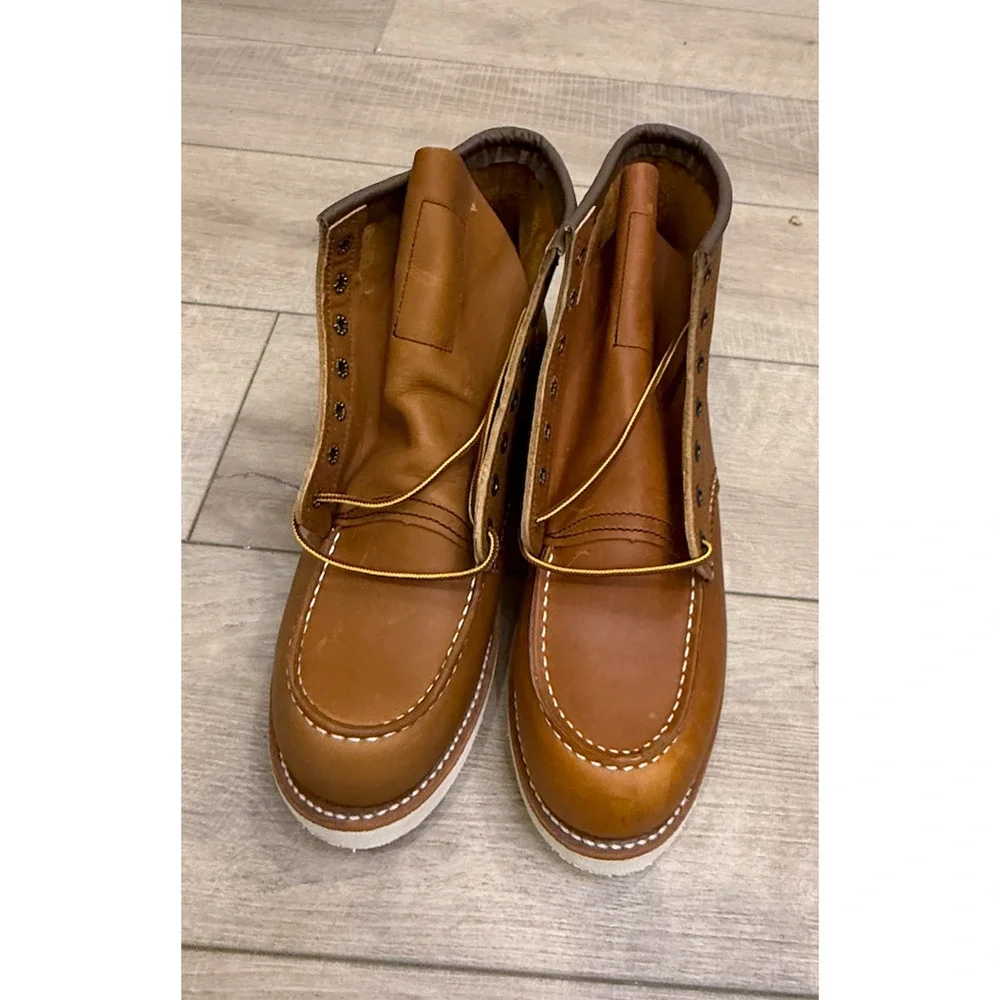NEW RED WING 10875 TRACTION TRED MOC TOE 6-INCH SOFT TOE BOOTS SZ 11 D